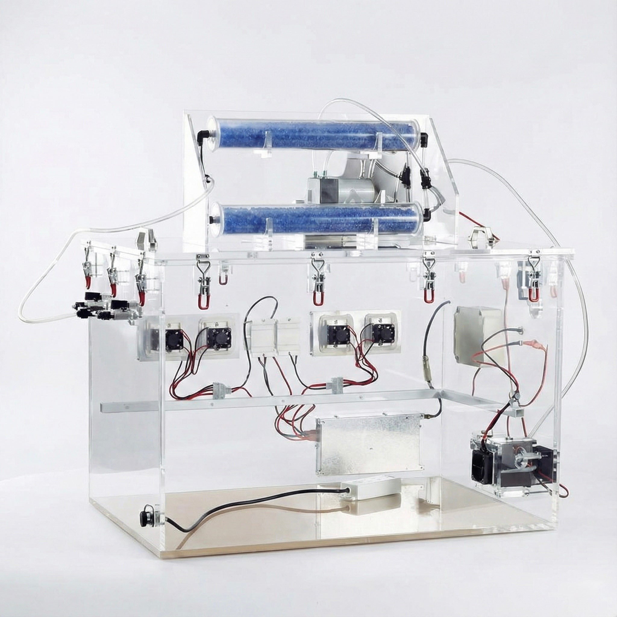 Temperature and humidity control modules for glove boxes