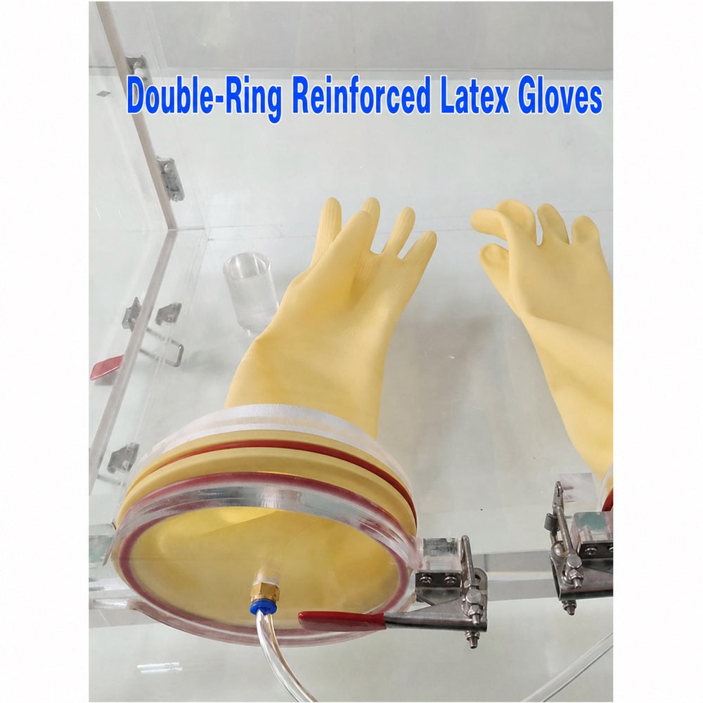 Double-Ring Reinforced Latex Gloves